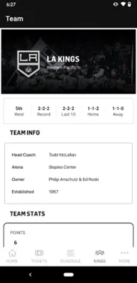 LA Kings Mobile App android App screenshot 0